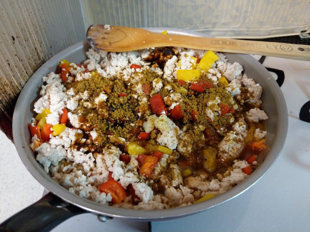 【ボディメイク弁当:ガパオライス】10食分の作り方