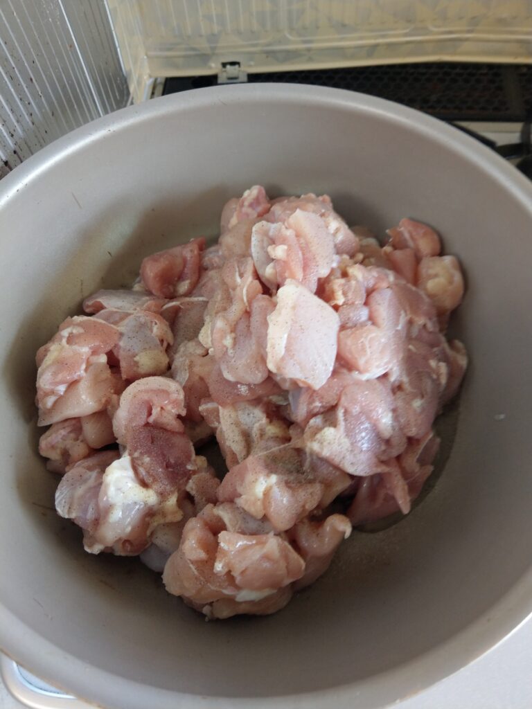 【鶏肉のタンドリー風弁当】10食分の作り方