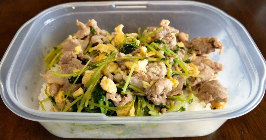 【豚玉丼】筋肉弁当 作り置きレシピ10食分