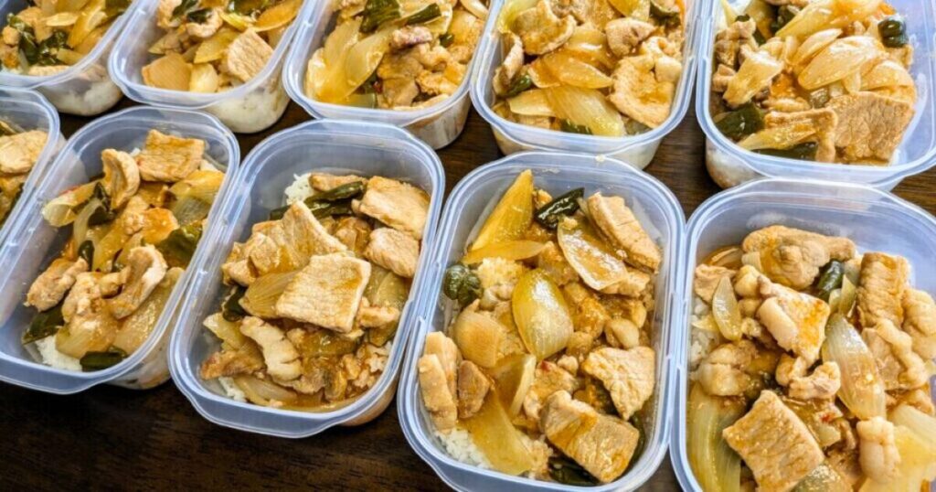 【豚肉のピリ辛甘酢あん】筋肉弁当 作り置きレシピ10食分